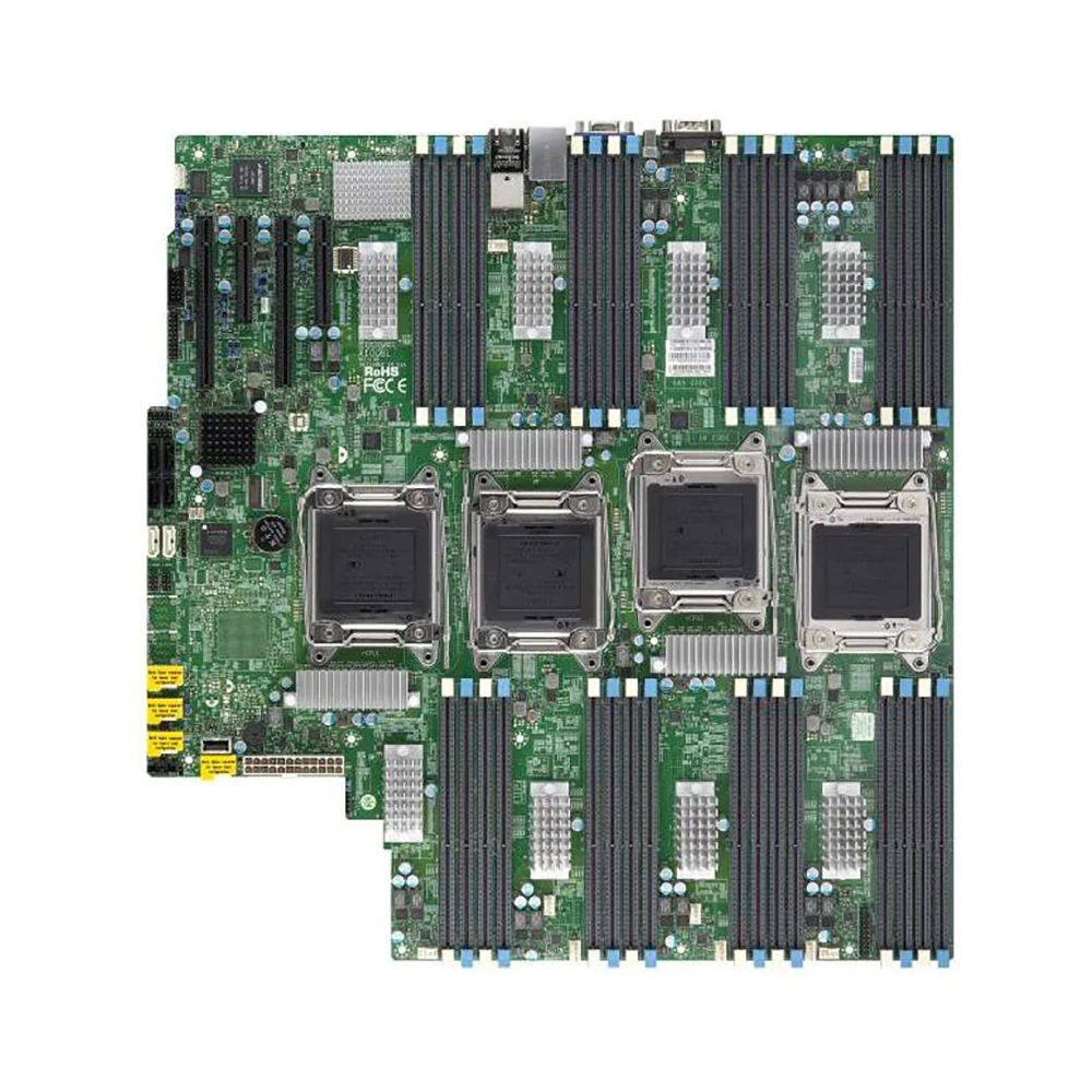 สําหรับ Supermicro Quad Socket R3 (LGA2011) DDR3 เมนบอร์ด E5-8800 vch/vz 10QBL