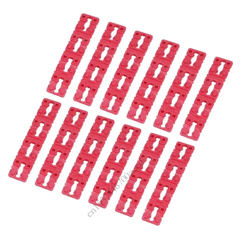 Pack of 48 Plastic Spacers Strong PVC Insulating Shims Easy Installation Safety Accessories for Electrical Outlets P9YB