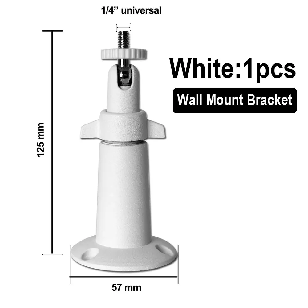 Support mural/plafond en métal pour caméra de sécurité, support intérieur/extérieur compatible avec 