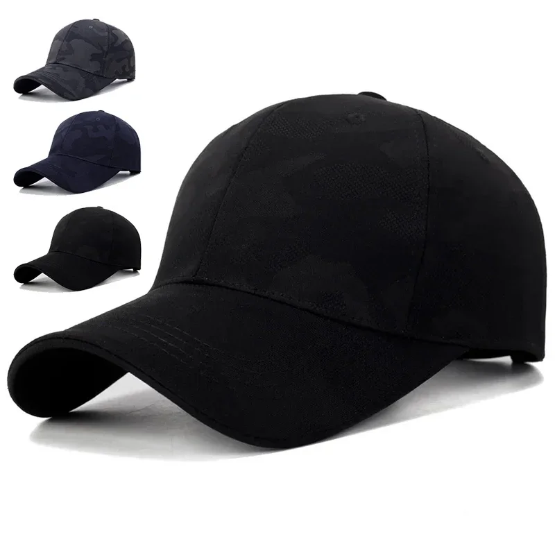 Unisex Simple Camouflage Baseball Caps Spring and Autumn Outdoor Adjustable Casual Hats Sunscreen Hat Sports Golf Cap
