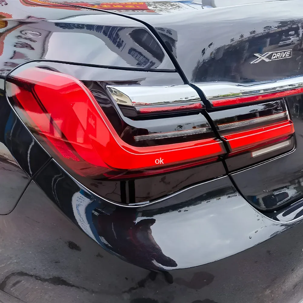 Для BMW 7 серии F02 730Li 740Li 750Li 2009-2015 Автоматические задние фонари в сборе Обновление BMW G12 Светодиодные задние фонари Аксессуары