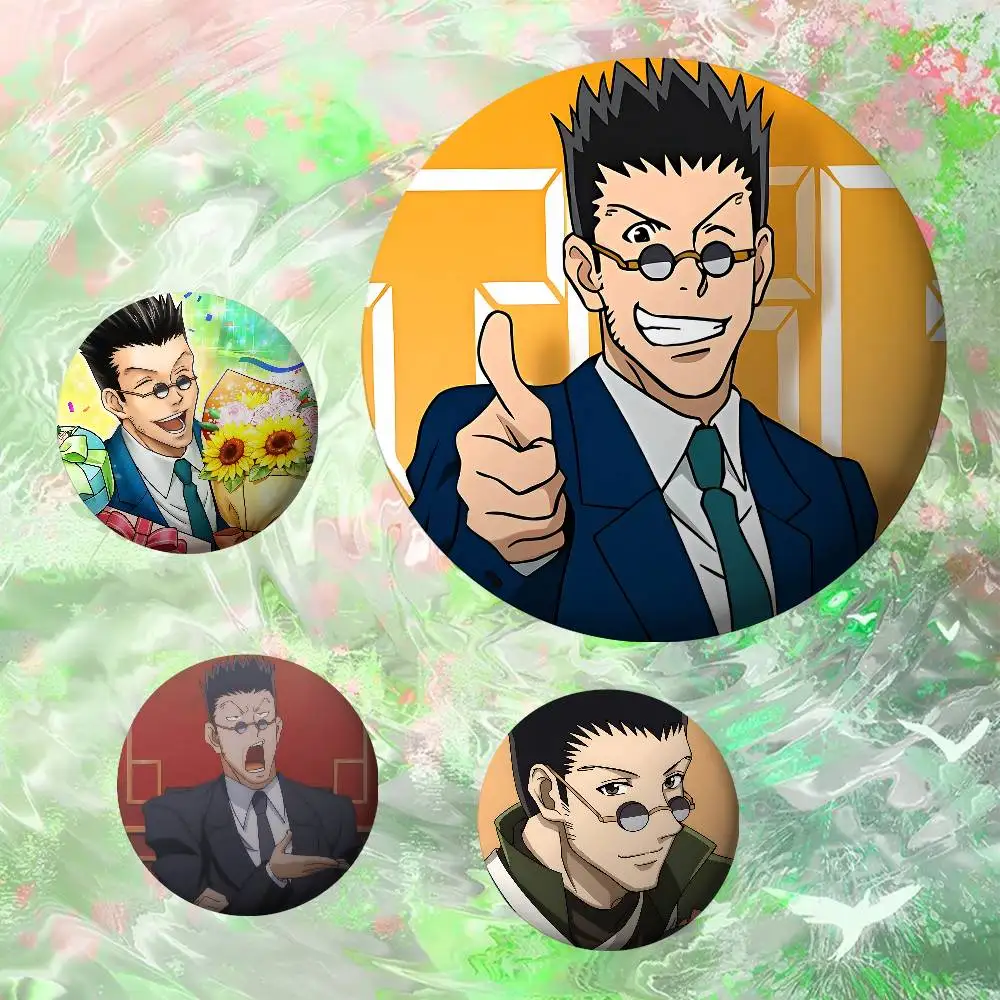 Anime L-Leorio Paladinight Badges Peripheral Lapel Pins Tinplate Round Brooch For Shoulder Bag Accessories Souvenir Gifts