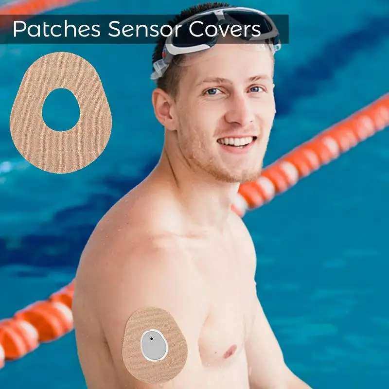 Libre 2/3 Sensor Covers Sweatproof Waterproof Flexible CGM Patches Blood Sugar Monitor Patch 10 Day Sensor Patches