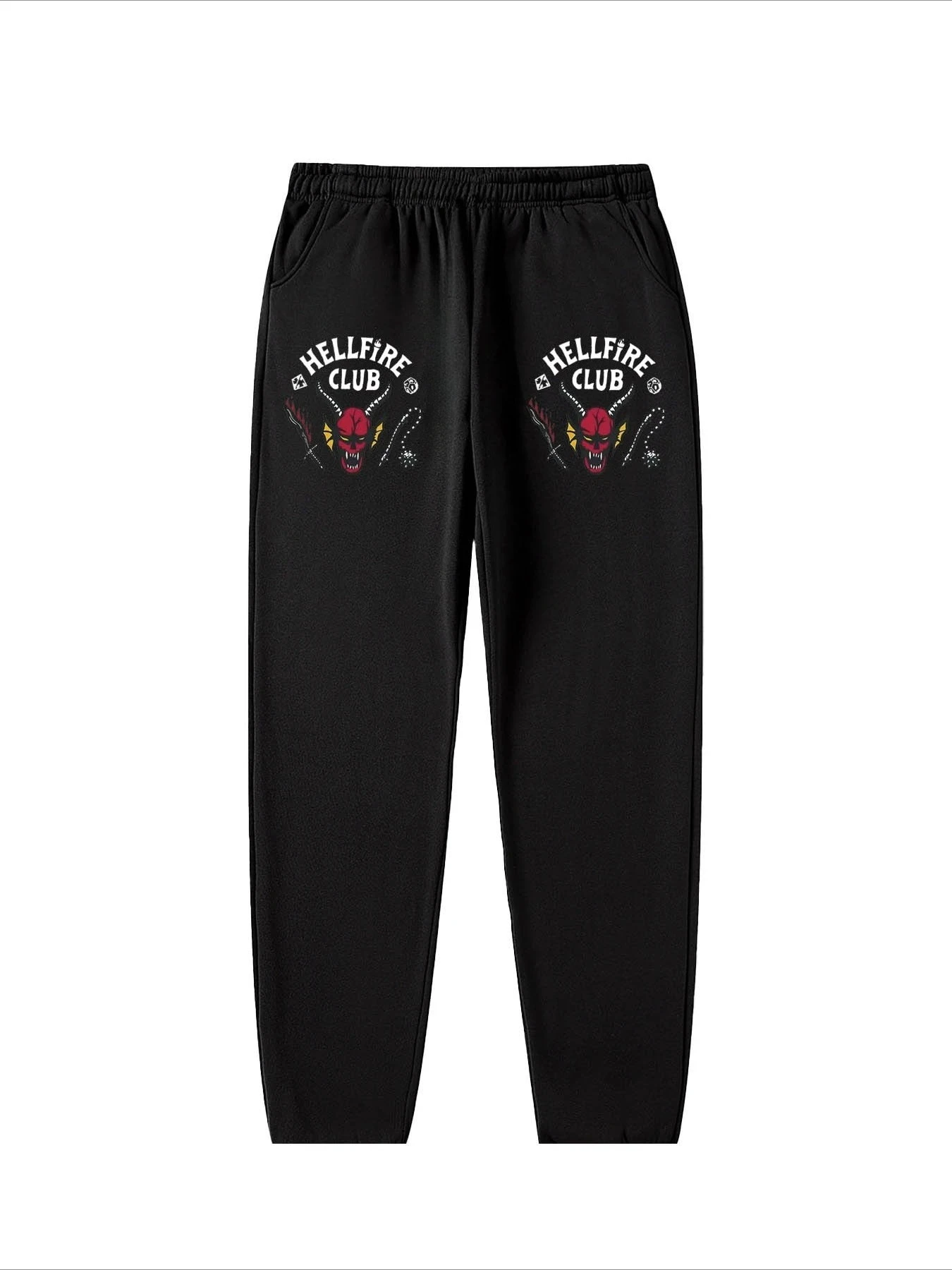 

2026 Hot Selling Fashion New Men's and Women's 3D Printed Hell Devil Outdoor Sports and Leisure Men's and Women's Outdoor Pants