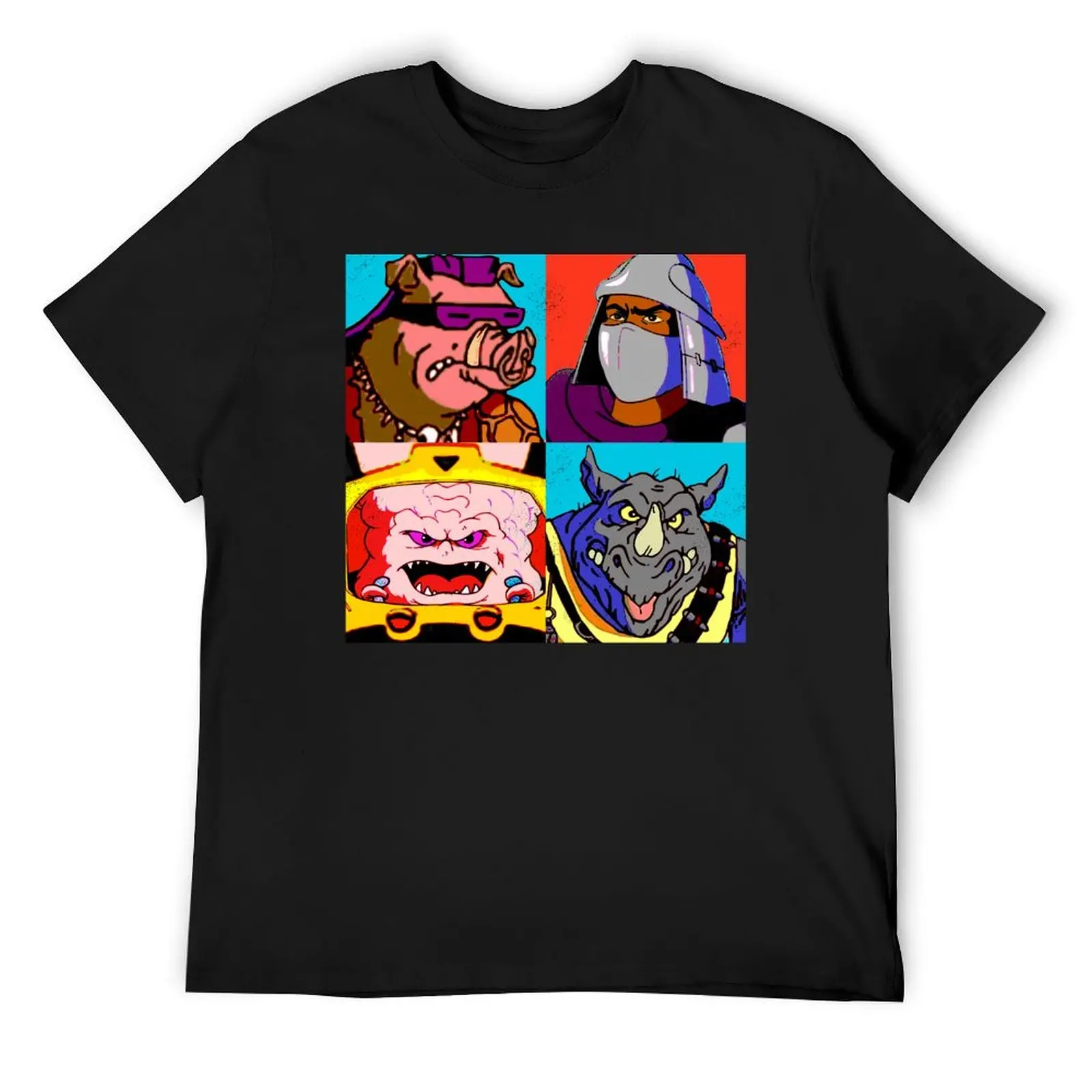 

Bad Guys Warhol T-Shirt man t shirt summer shirt Short sleeve tee quick-drying mens cotton t shirts