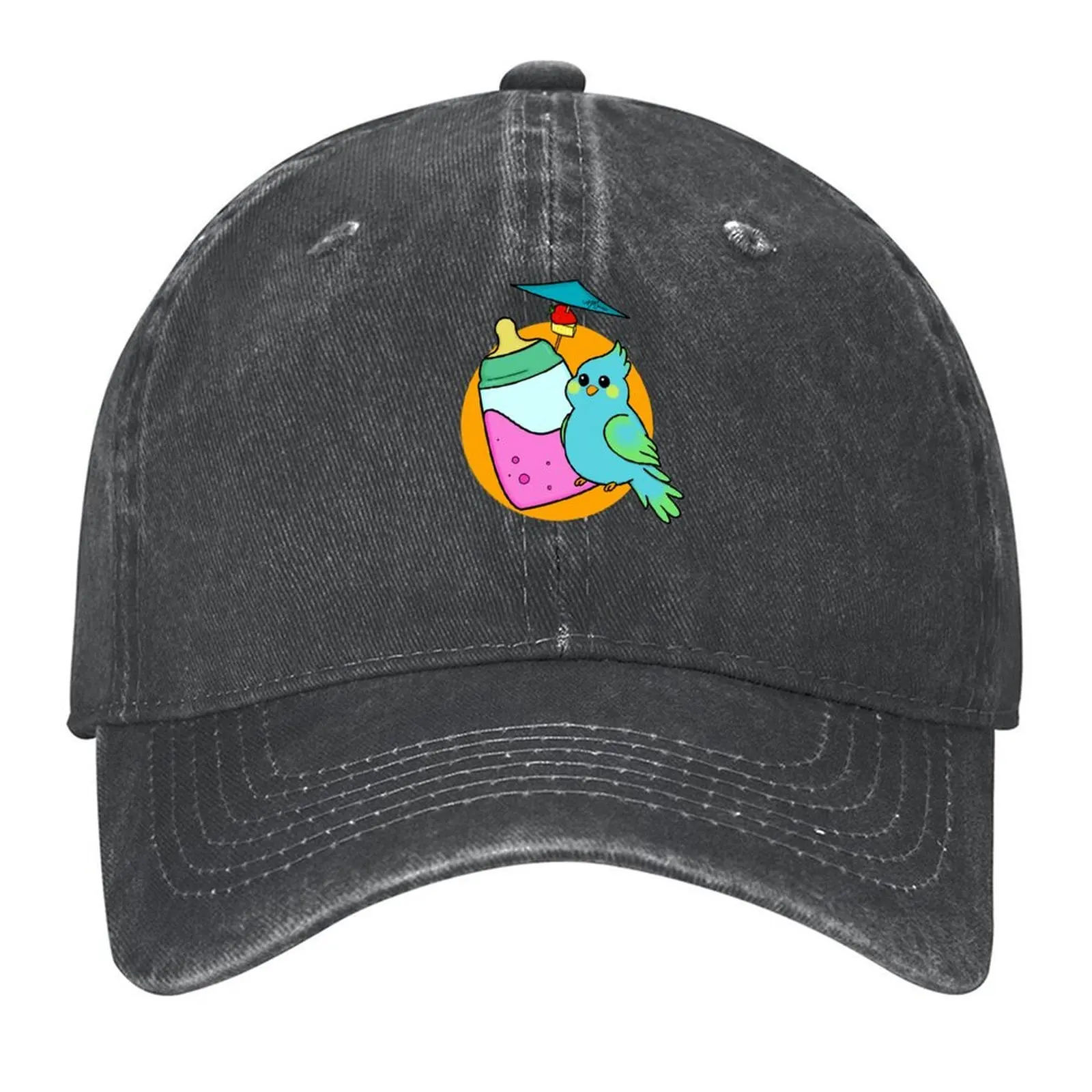 

Baby Parrot Head Baseball Cap Anime Hat Golf Wear hard hat Ball Cap Men's Caps Women's