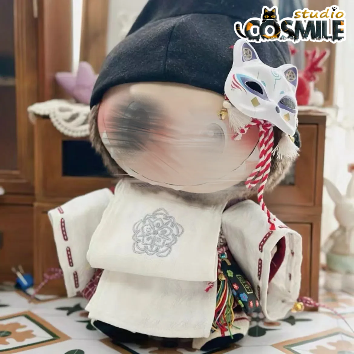 

38cm Doll Onmyoji Japanese Yukata Kimono Kariginu Shikigami Ancient Costume for Plush 38cm Doll Doll's Clothes Dolls Accessories