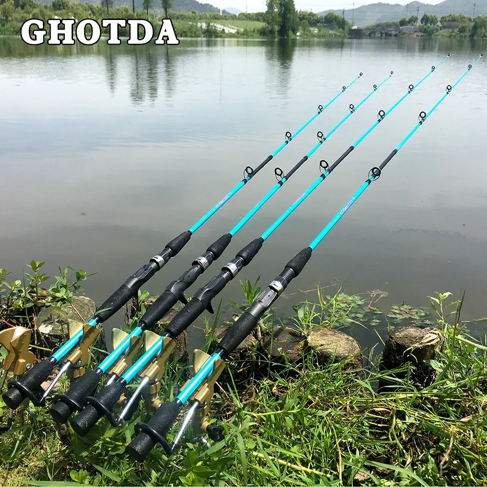 

GHOTDA 1.5M 1.8M Lure Rod 2 Section Spinning Casting Fishing Rod Travel Fishing Pole