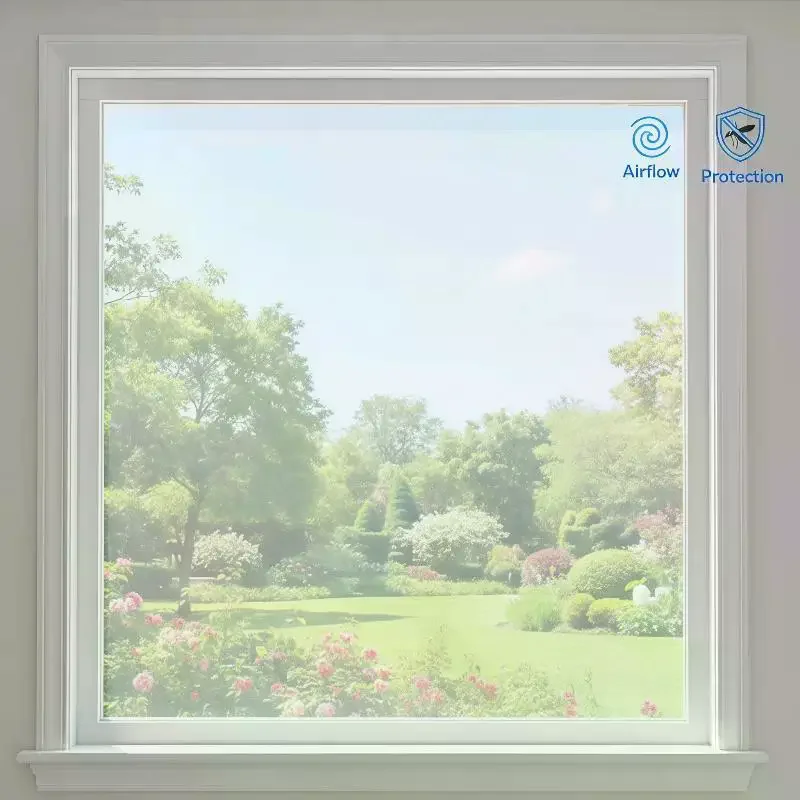 Invisible Mosquito Net: Cuttable Window Screen Fly Mesh DIY Self-Adhesive Bug Net