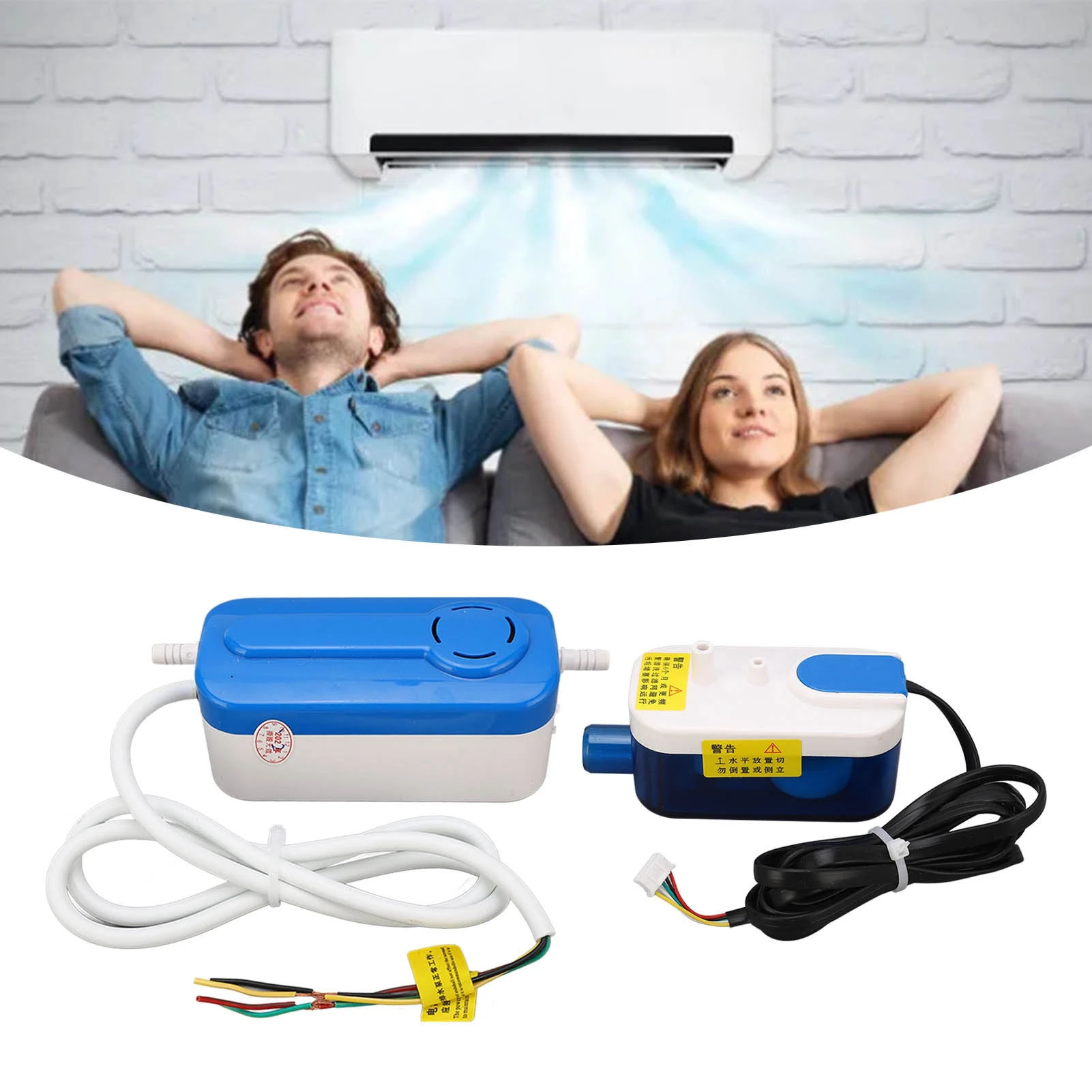 Air HVAC Condensate Pump Drain Mini Split Portable Automatic for Air Conditioner AC110‑240V 24L/h for Furnace Dehumidifier