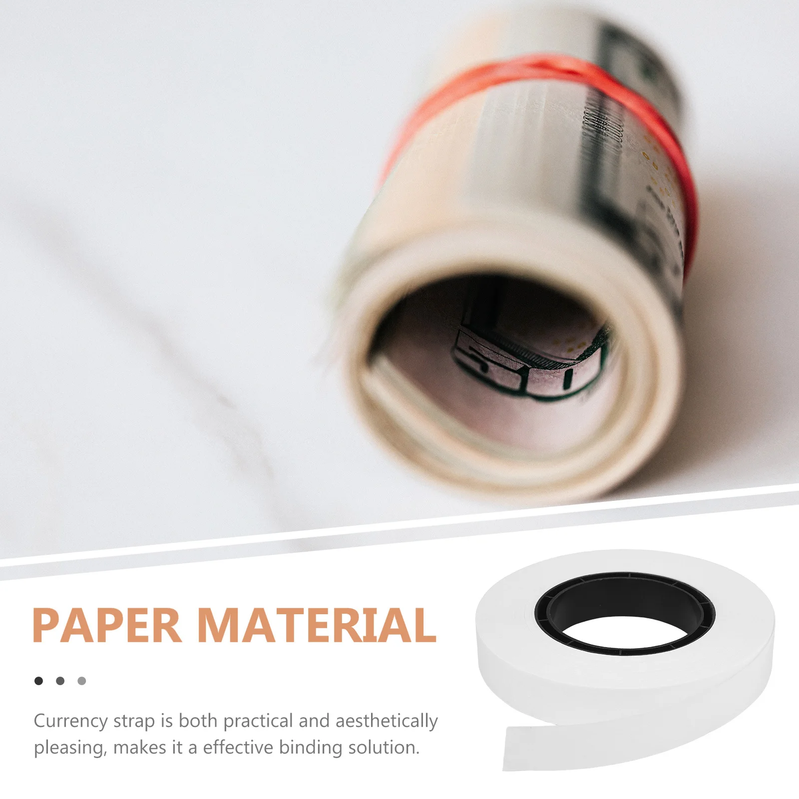 1 لفة شريط تجميع النقود لآلات عد الأوراق النقدية الثقيلة آمنة سريعة الكفاءة سهلة الاستخدام البنوك محلات السوبر ماركت الفنادق #6