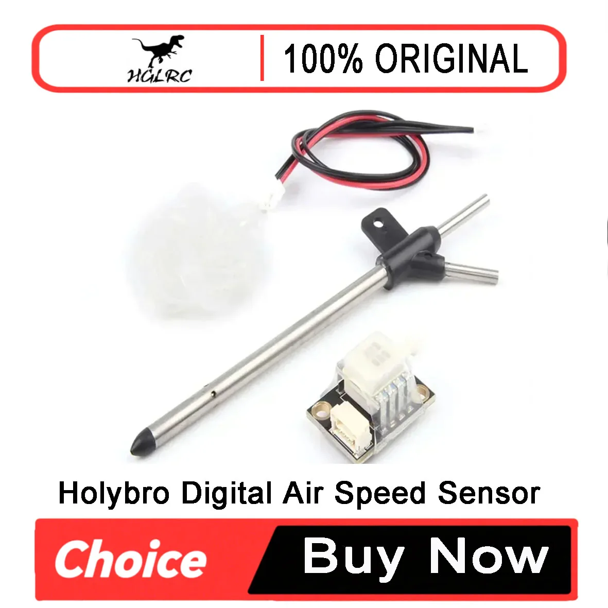 Holybro Ardupilot Arduplane Pitot Digital Air Speed Meter / Airspeed Meter Sensor Tube for Pixhawk 4 Flight Controller FPV Drone