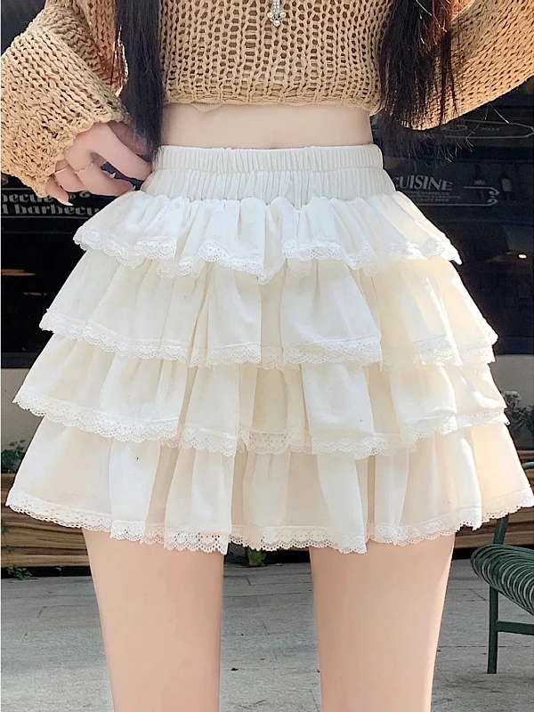 

plus Size Velvet Cake Skirt Women's Autumn Winter New Korean High Waist Slim A-Line Skirt Girls Commute Sle with