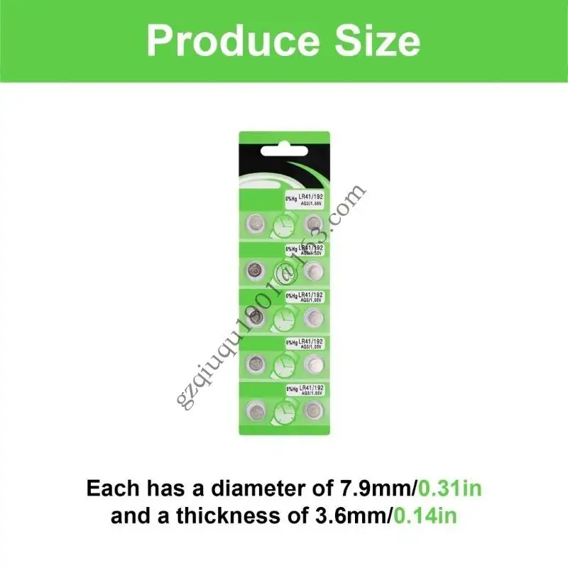 

High Performances AG3 Alkaline Button Cell Batteries For Everyday Devices 066A