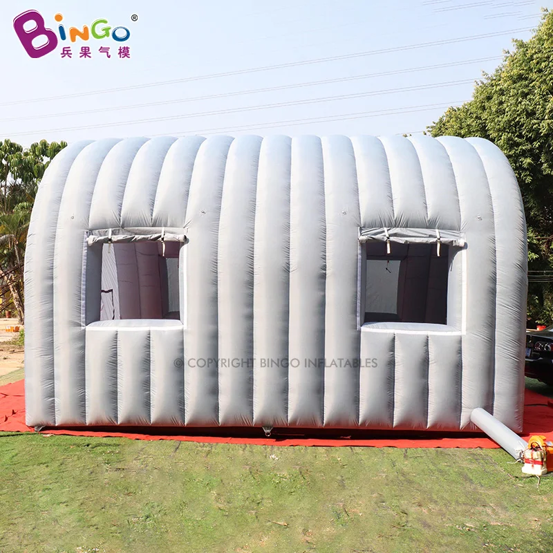 

6x4.6x4.1mH Inflatable Night club Tent Inflatable Vaulted Tent Inflatable Blow up Lightgray Booth Tent For Club/Night Party