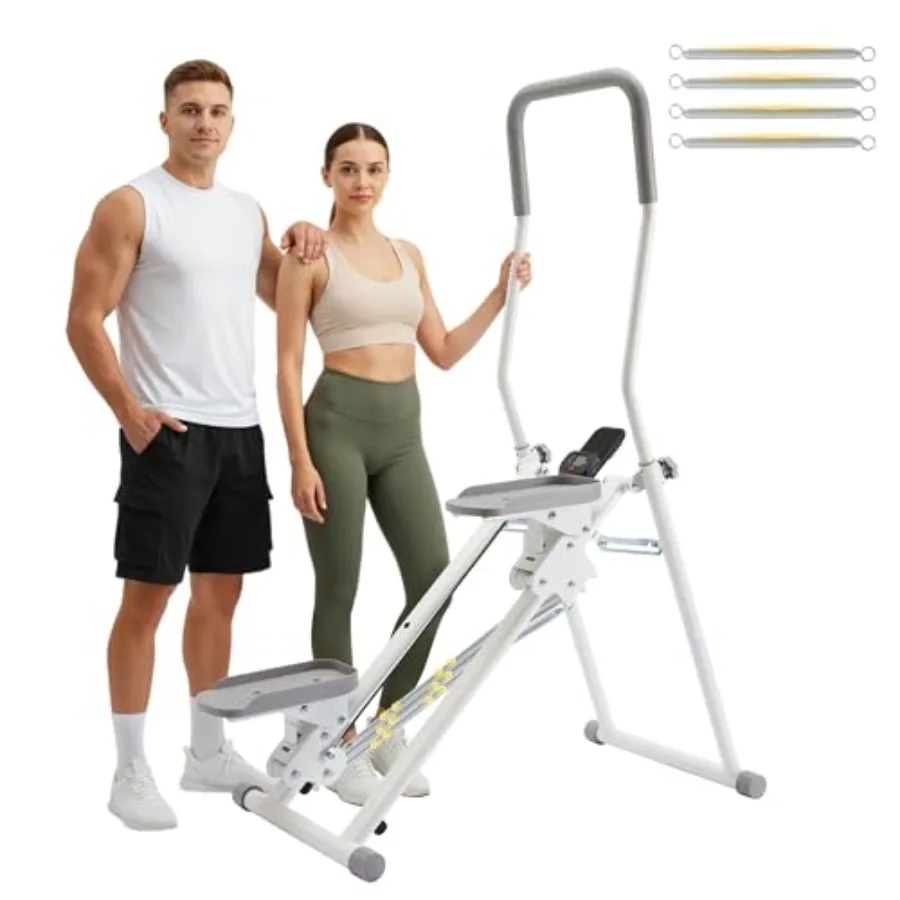 

Steppers for Exercise at Home, 2.0 Step Machine 3-Level Adjustable Resistance, Stair Climber for Full Body Workout with Extra-L