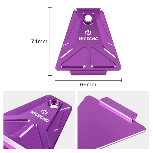 Imagen 2 del producto NICECNC para Surron Light Bee X cubierta de bocina protector de placa de espacio para Sur-Ron Light Bee S L1E para Segway X160 X260 bicicleta eléctrica de cross