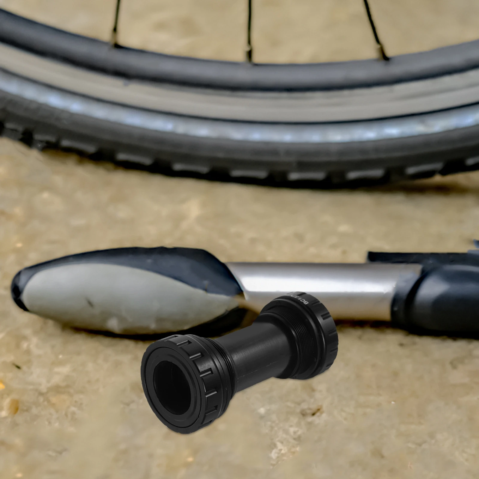 

Metal Bottom Bracket Replacement Part Durable Bike Crankset Bearing Threaded Bicycle Tool For Mountain Folding Bikes