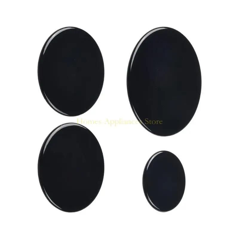 D0AB набор из 4 металлических газовых горелок пламенные крышки крышки легкой установки теплостойкость