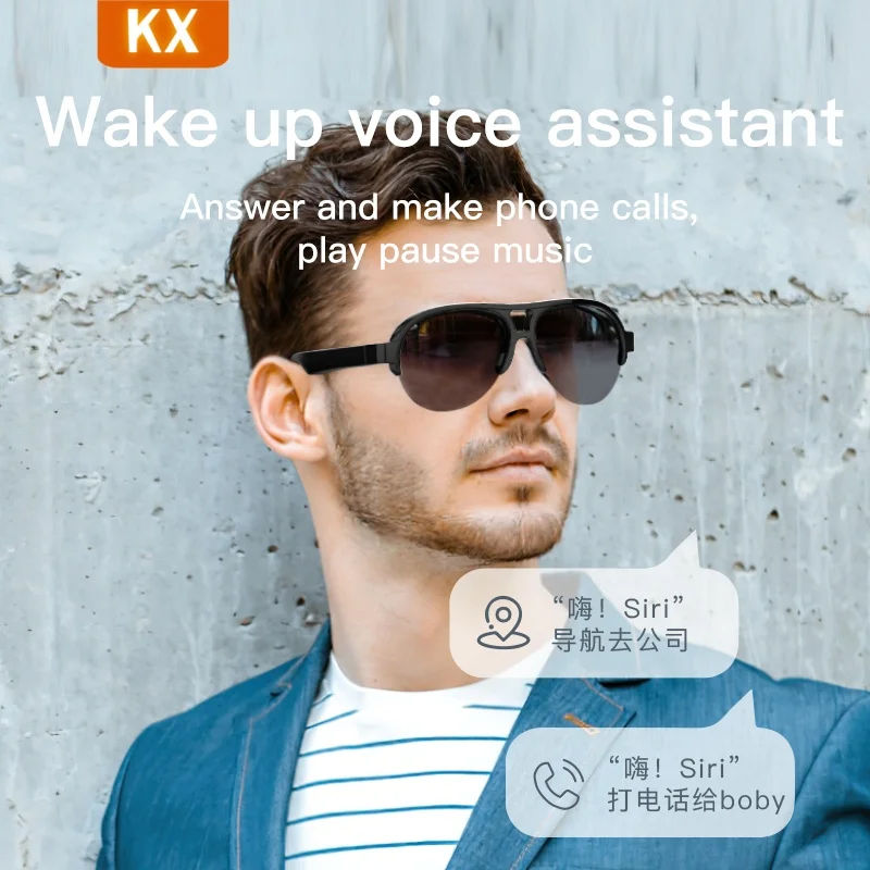 Oryginalne męskie okulary F08 ze słuchawkami Bluetooth Stereo Akcesoria motocyklowe Okulary przeciwsłoneczne z polaryzacją Bezel Wędkarstwo na zewnątrz