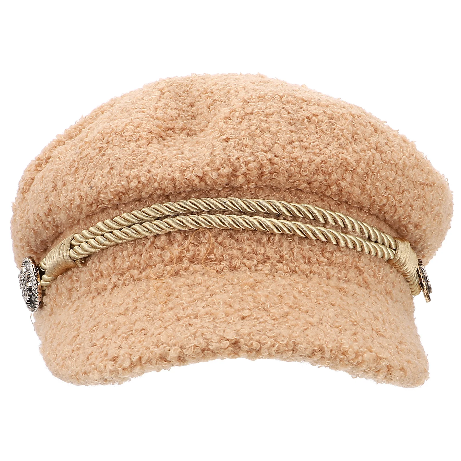 

1Pcs Women Octagonal Warm Hat Soft Stylish Comfortable Winter Outdoor Casual Decorative Hat Women Visor Caps