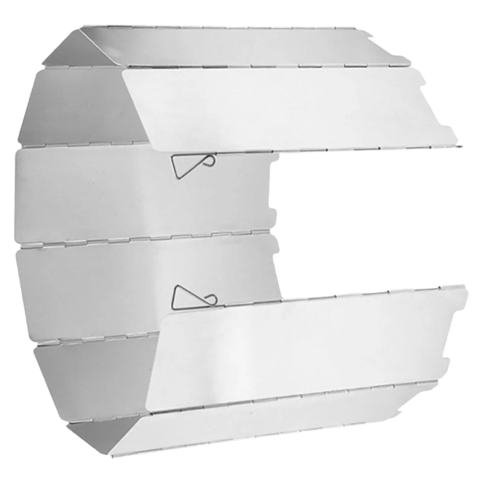 

1 set 1 Set 9 Plates Stove Windshield Screen Outdoor Windproof Gas Stove Aluminum Windscreen Camping Equipment For Picnic Hiking