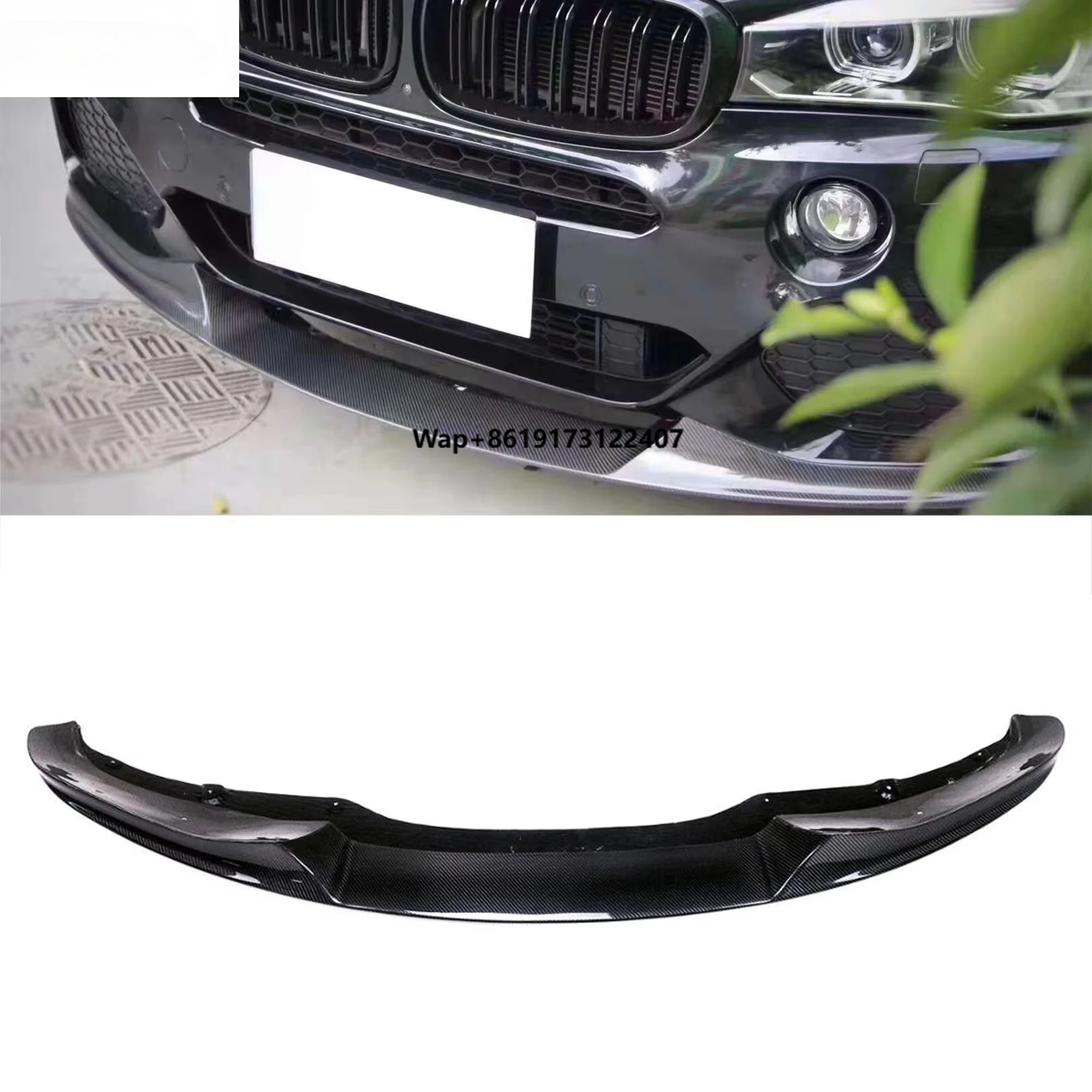 

Best-selling Carbon Fiber Mp Style F15 X5 Front Bumper Lip Rear Diffuser For F15 X5 M Tech body kits