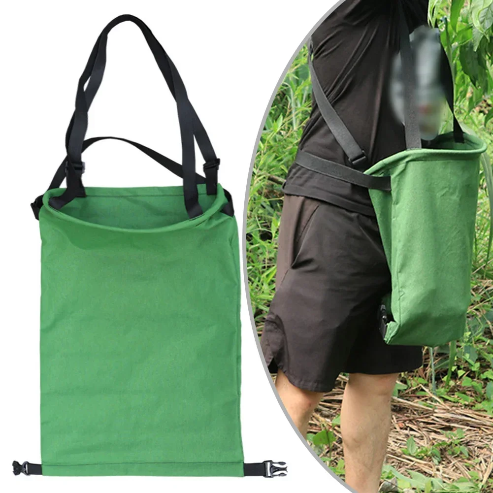 Canvas Fruit Picking Bag Adjustable Harvest Bundle Pock For Camping Orchard Foldable Berry Puch Bushcraft Outdoor Foraging Bag