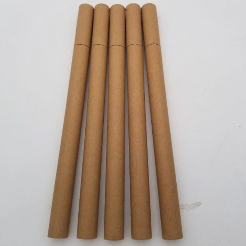 20pcs Paper Incense Tube Empty Blank Carton Storage Box Packaging Barrel Pipe for Joss Sticks Cosmetic Makeup Tool Pen Things