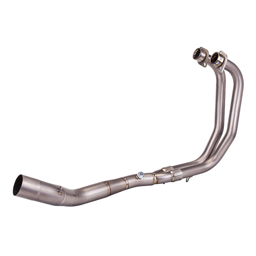 

STLFFor Yamahas YZF R3 R25 MT03 2015-2024 Motorcycle Exhaust Pipe Modify High Quality Titanium Alloy Front Link Pipe 51mm Interf