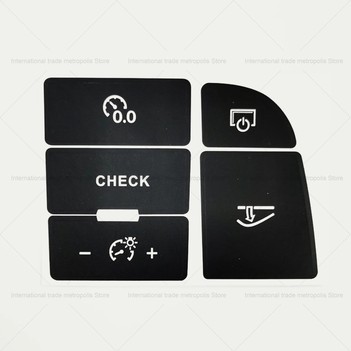 Suitable for Audi A6/A6L 05-11 central control glove box button repair sticker Dashboard Check