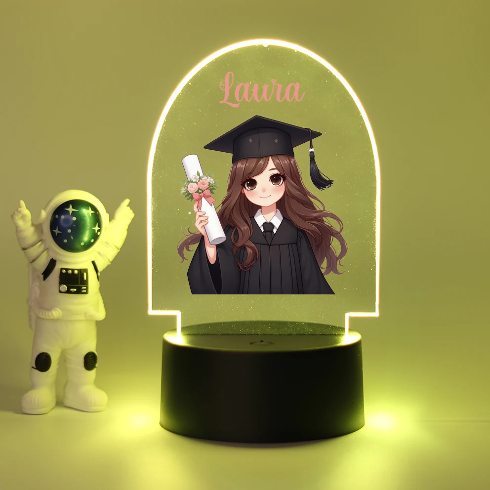 3d levou luz noturna com mudança de cor, personalizado, engraçado, brinquedo da criança, decoração, presente