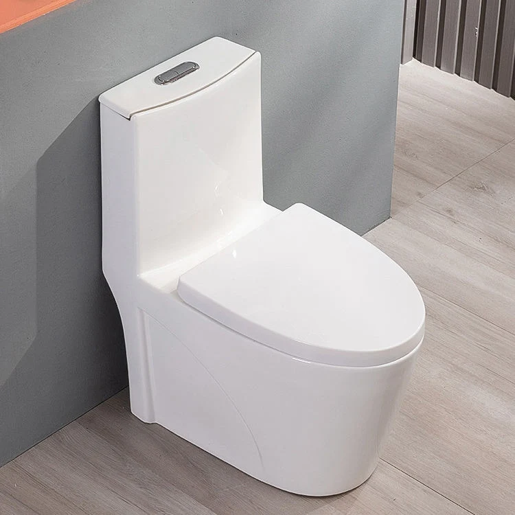 Hot‑Sale One‑Piece Ceramic WC Commode, Affordable Luxury Porcelain Toilet Bowl for Home Bathroom Fixtures