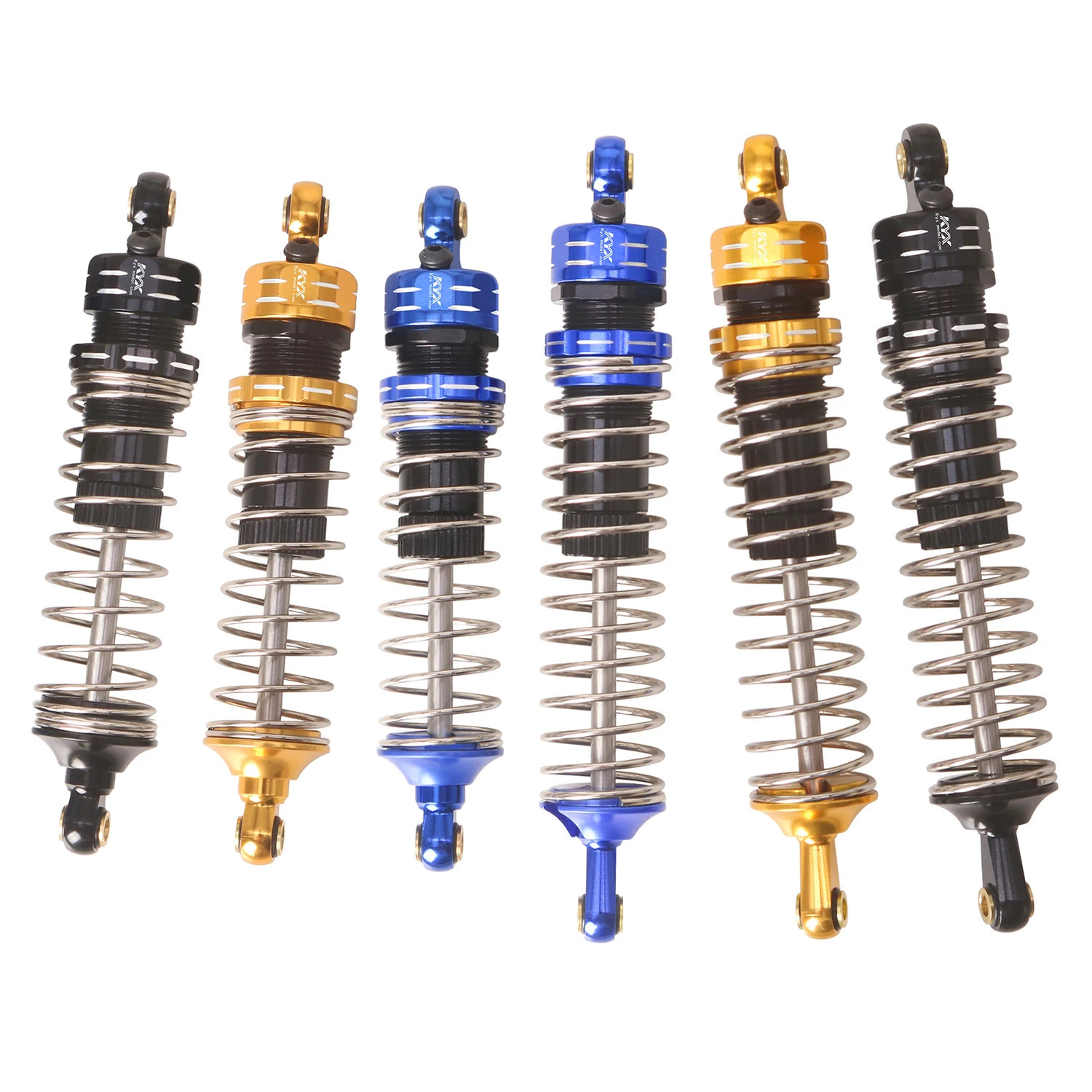 

KYX Racing Алюминиевый комплект передней и задней подвески, демпфер, обновленные детали, аксессуары для радиоуправляемого автомобиля 1/10 Tamiya The Bigwig 2017