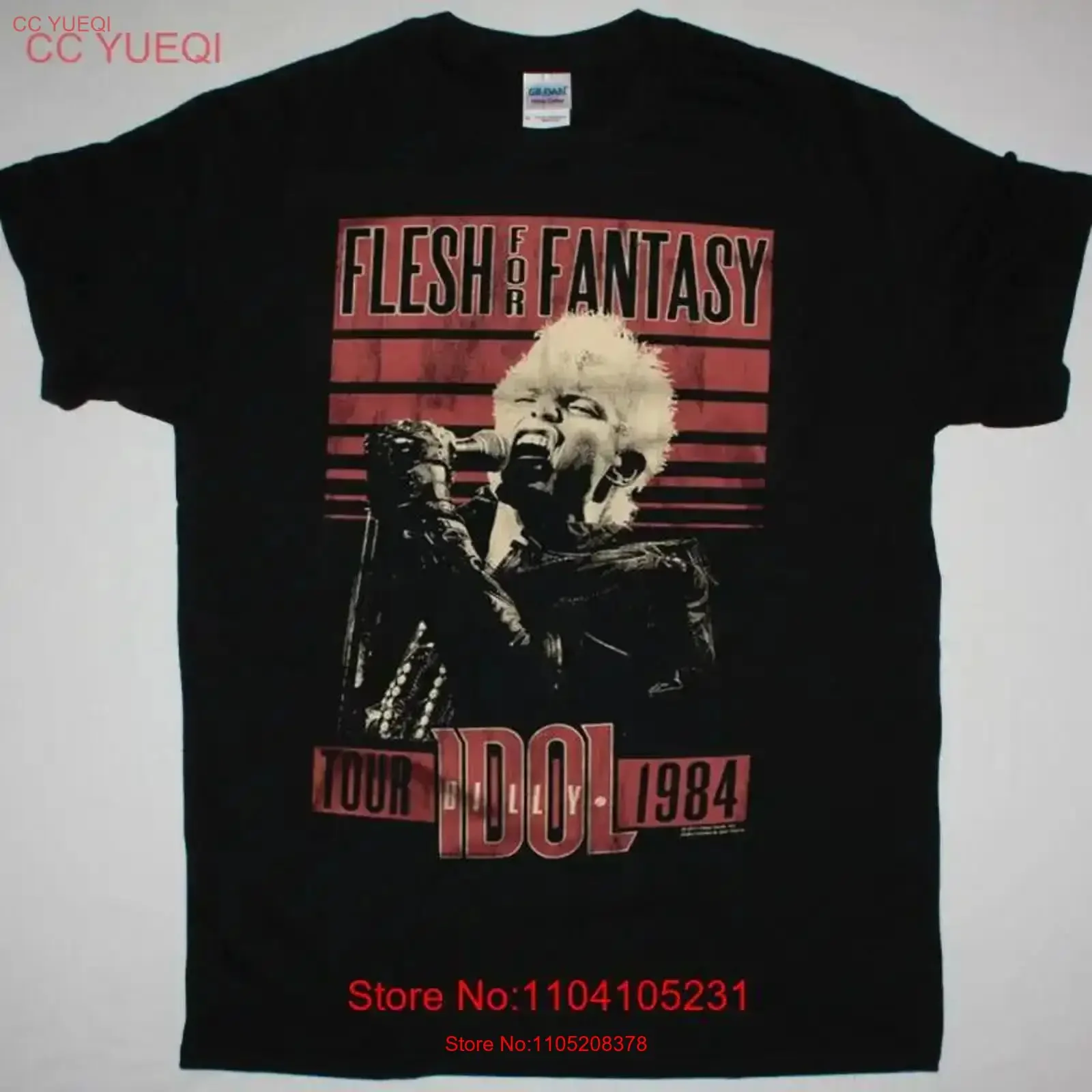 

VTG Billy Idol T Shirt full Size S to 5XL TN097 vintage Washed Comfortable Slightly Breathable Versatile Top For Everyday Wear