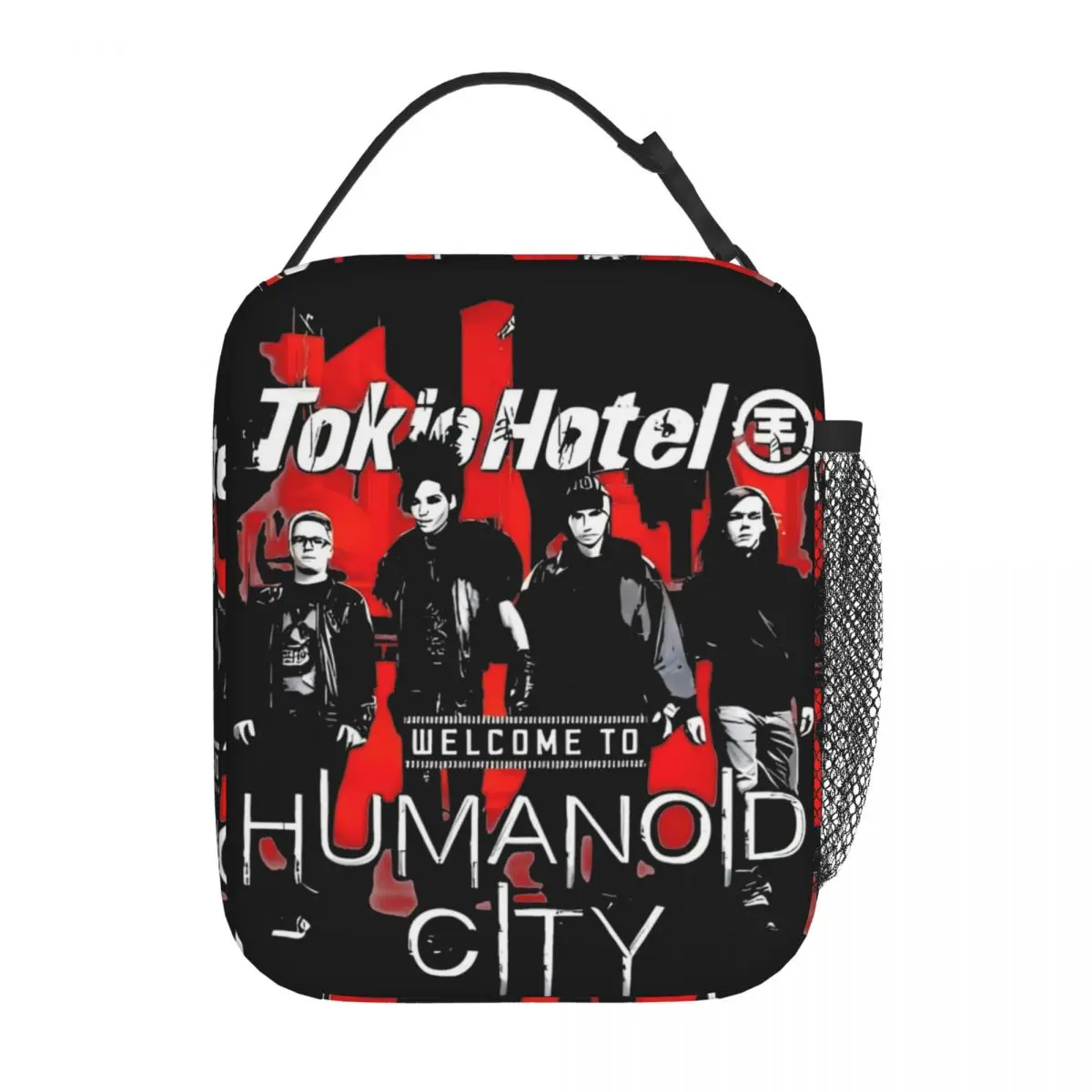 

Tokio Hotel Insulated Lunch Bags Leakproof Meal Container Cooler Bag Lunch Box Tote School Travel Girl Boy