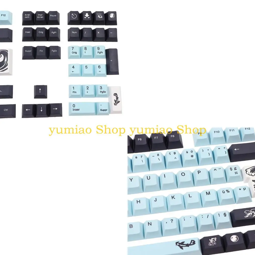 

587b Ключи Ключи 5-сайд-клавишные клавиш для вишневой клавиши Cherry MX 61/87/104/108 Механическая клавиатура