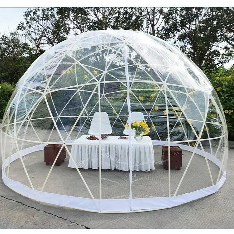 Transparent Dome Starry Sky Restaurant Tent B&B Outdoor Garden Bubble House Thickened PC Tube