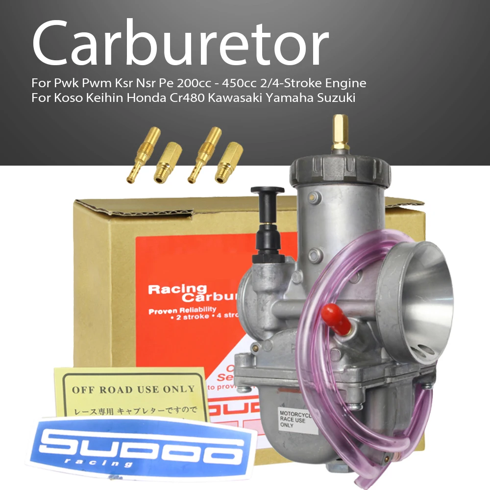 

PE32 PE34 Carburetor Carb For Pwk Pwm Ksr Nsr Pe 200cc - 450cc 2/4-Stroke Engine Koso Keihin Honda Cr480 Kawasaki Yamaha Suzuki