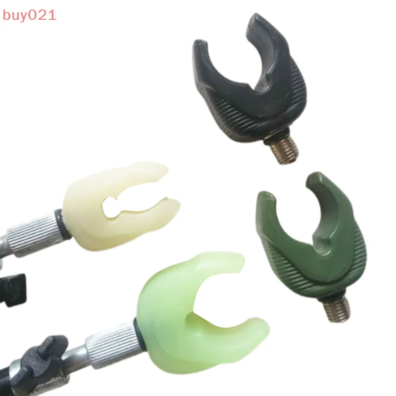 1 Pcs Fishing Rod Holder Carp Fishing Rod Rest Head Silicone Butt Rod Holder Gripper For Fishing Alarm And Buzz Bar