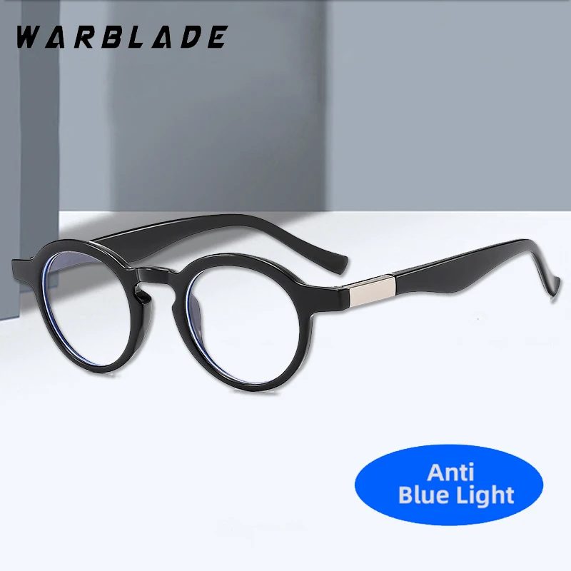 

Classic Luxury Designer Small Round Frame Men Women Glasses Computer Play Games Eye Protection Anti-Blue Light Eyewear Lentes