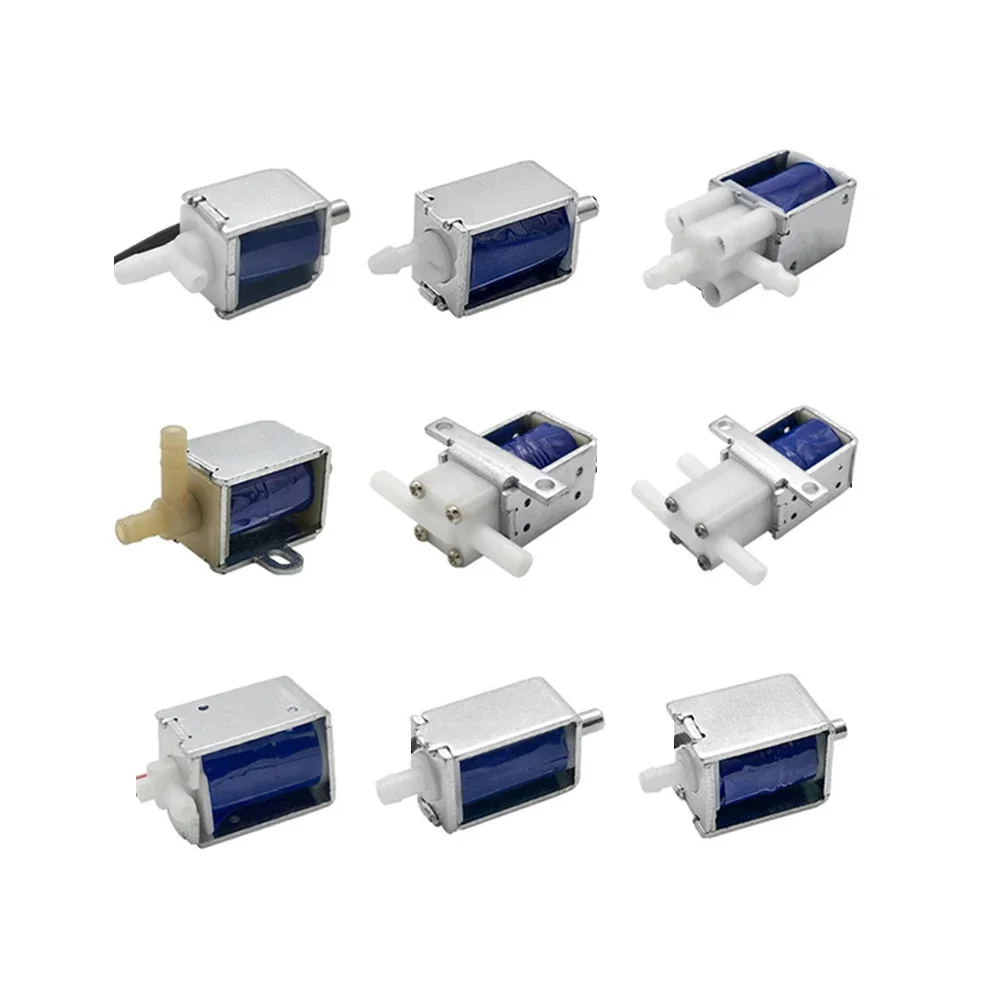 3V 3.7V 6V 9V 12V 24V DC Normally On/Off High Voltage Miniature Solenoid Water Valve 1/2 Position 1/2/3