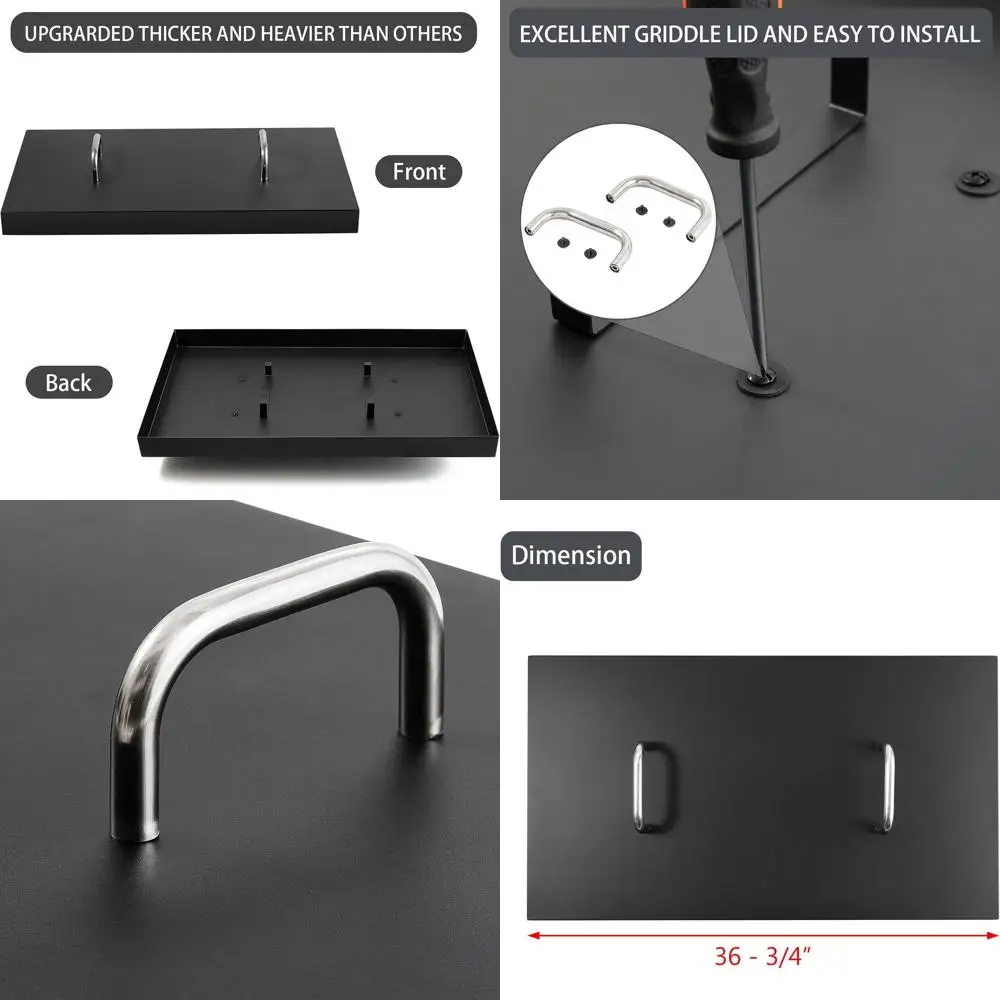 

Replacement Parts for 36 Members Mark Griddle Cover, GR2298901-MM, Burner Grill Hood Lid with Handle