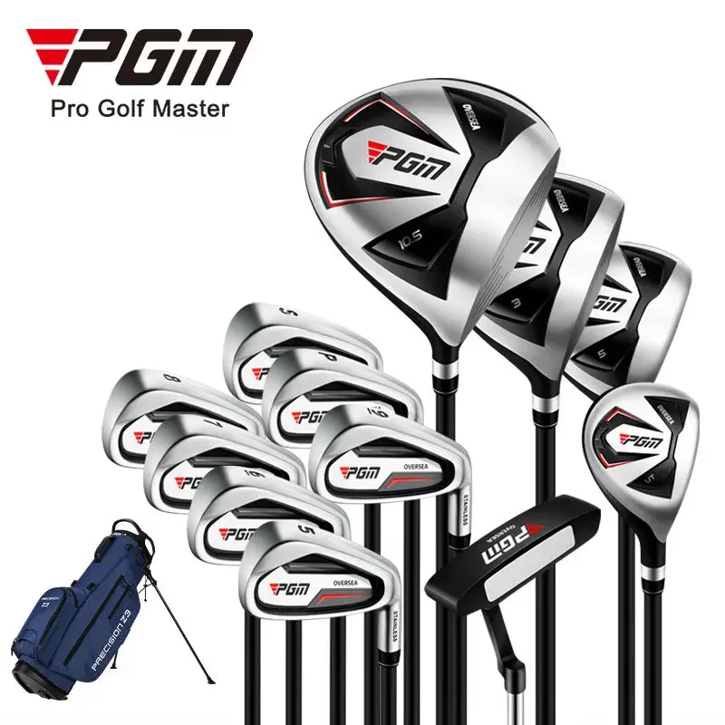 PGM MTG051 OVERSEA Beginner Level Right Handed Men Golf Clubs Complete Set with Golf Bag