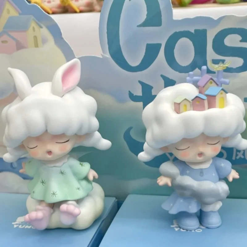 Yumo Cloud Dream Wind Town Series Three Generations Figurine Ornament Mystery Box Cute Desktop Doll Collectible Christma Present