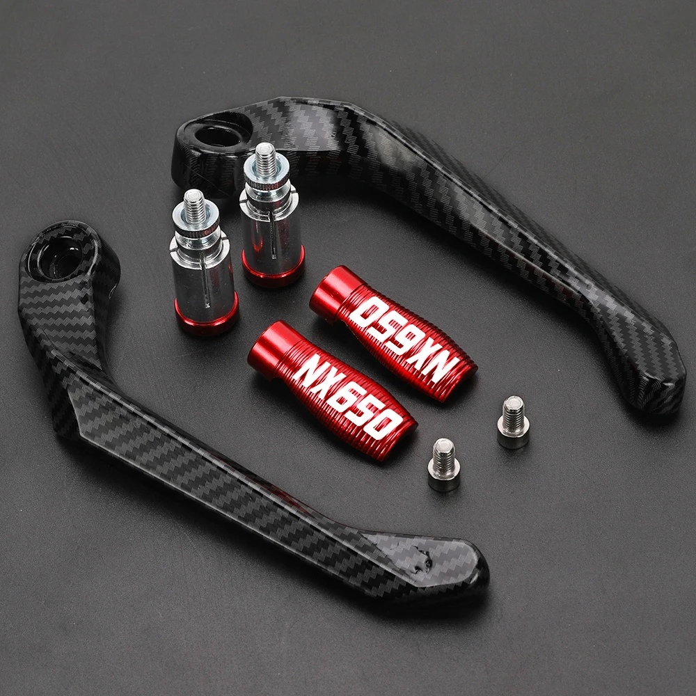 

Motorcycle Handlebar Brake Clutch Levers Hand Guard Protector For Honda NX650 NX 650 J-X Dominator 1993-2022 2023 2024 2025