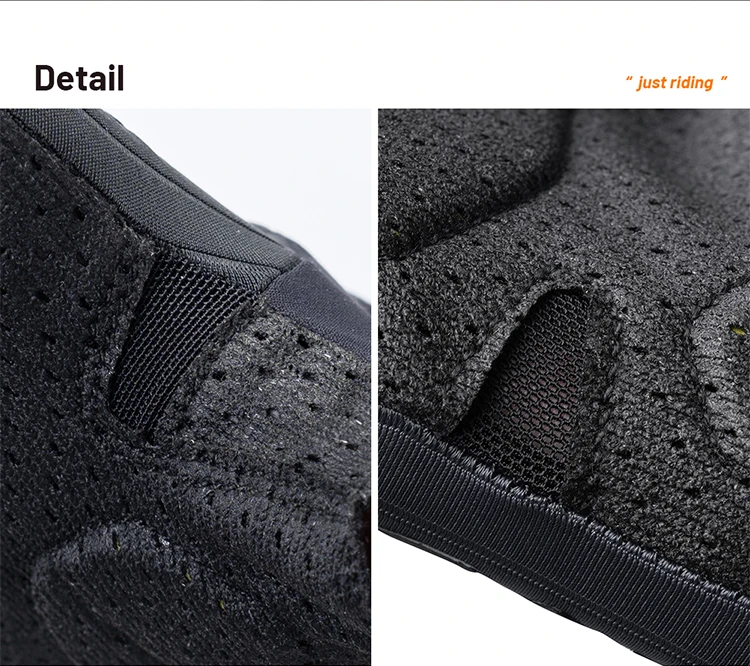EVR Sommer Herren Fahrradhandschuhe MTB Fahrradhandschuhe Stoßdämpfende Halbfinger-Rennradhandschuhe Zubehör – Detail 7