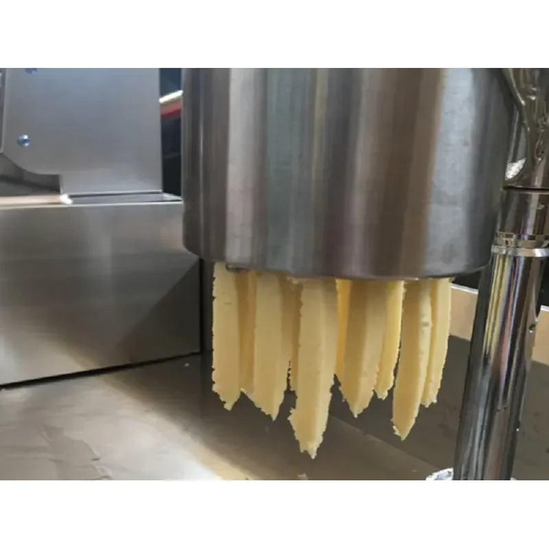 Stainless Steel Extra Long French Fries Cutter With Basket Manual Potato Chip Slicer Kitchen Vegetable Fruit Cutting Tool For