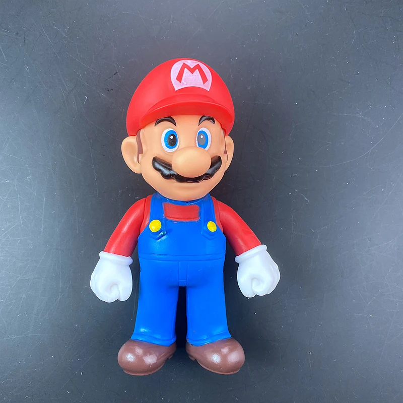 12Cm Super Mario Bros Cartoon Poppen Model Anime Figuren Luigi Yoshi Mario Creatieve Collectible Model Speelgoed Voor Kinderen Verjaardagscadeau