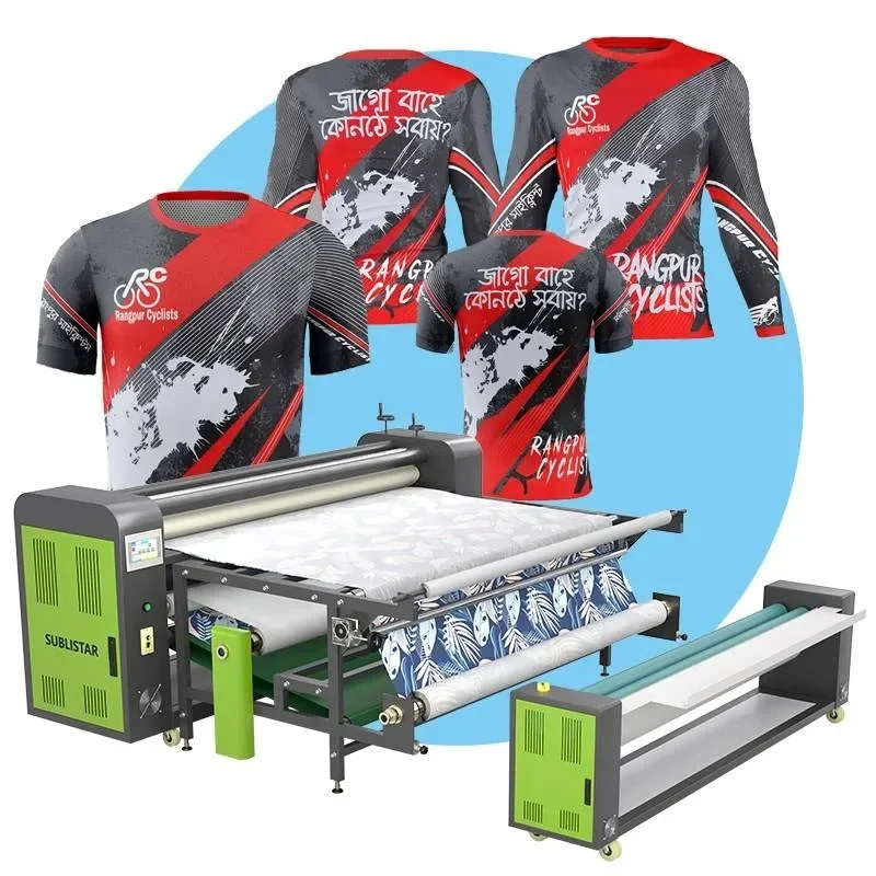 【2026】SUBLISTAR 420mm Drum Diameter 1900mm Transfer Width Heat Transfer Rotary Oil Heat Press Sublimation Machine